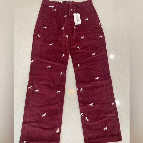 WESC Horses Corduroy Pants – Relaxed Fit 32x32, New With Tags - Picture 1 of 5